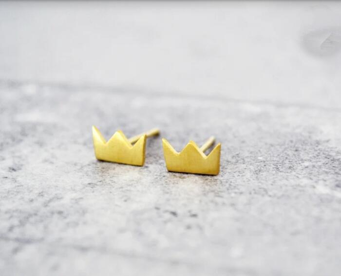 Crown pins _ σκουλαρίκια - Image 4