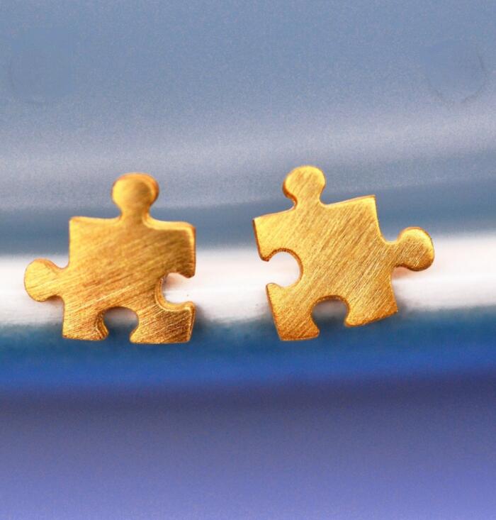 Puzzle pins _ σκουλαρίκια