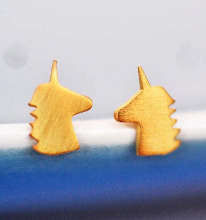 Unicorn pins _ σκουλαρίκια