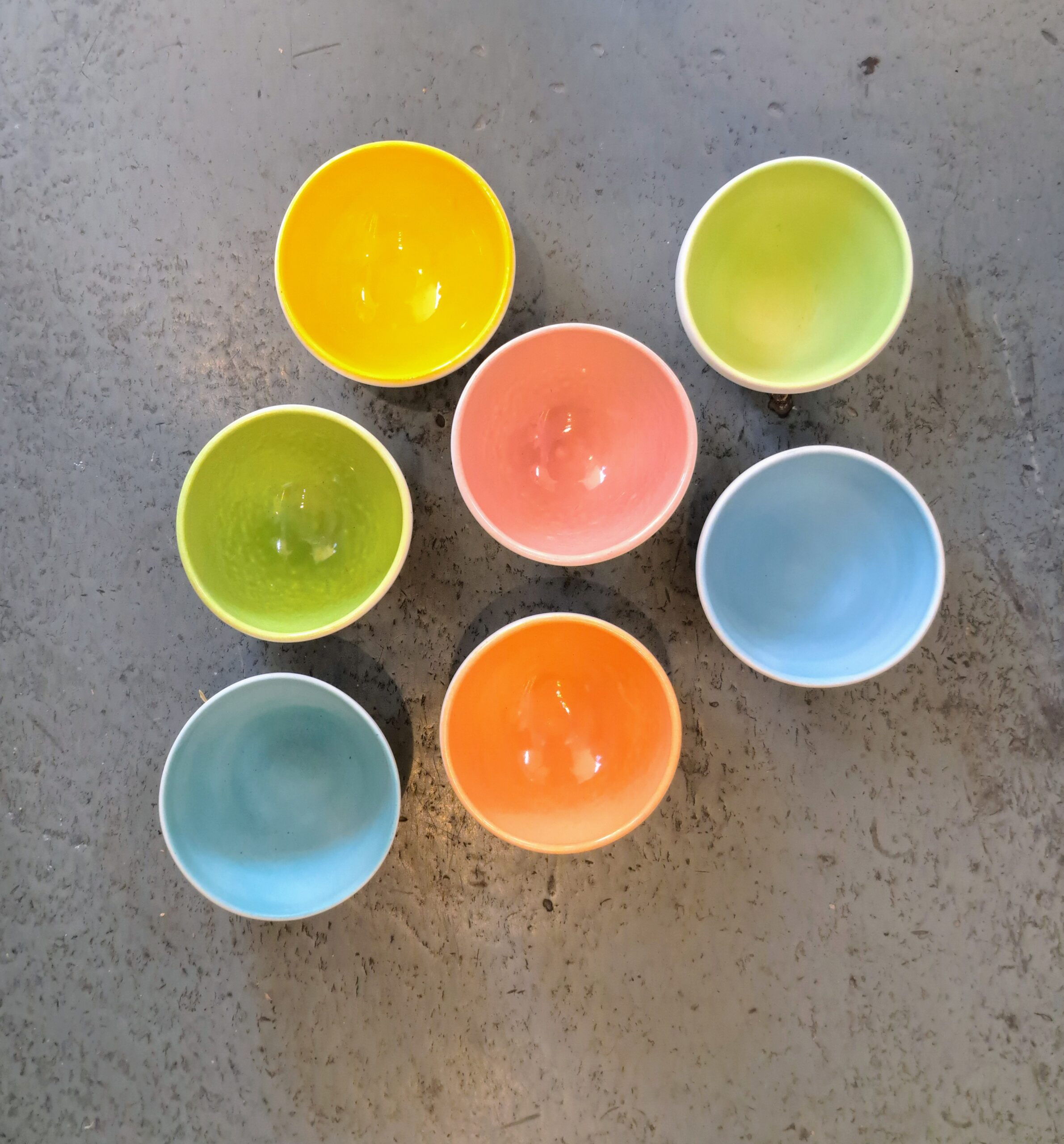 Ceramic ice cream / breakfast bowl / cup