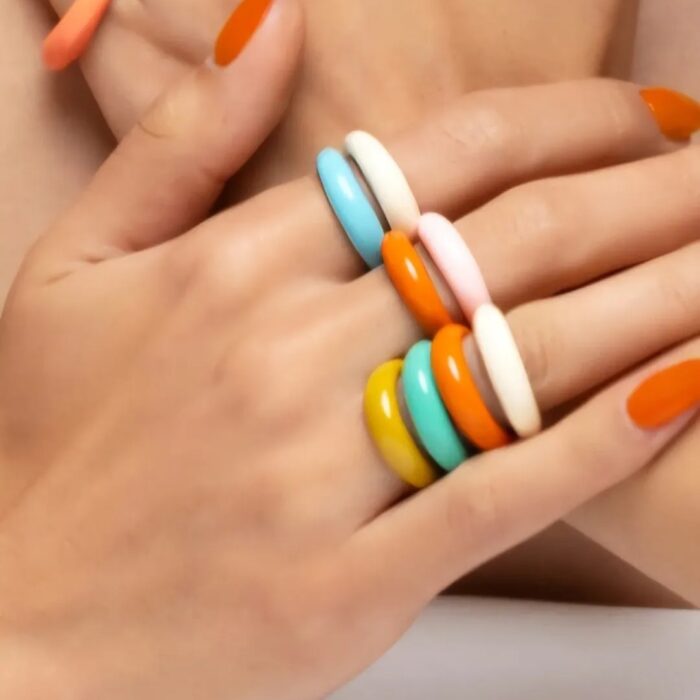 Enamel ring _ μονό
