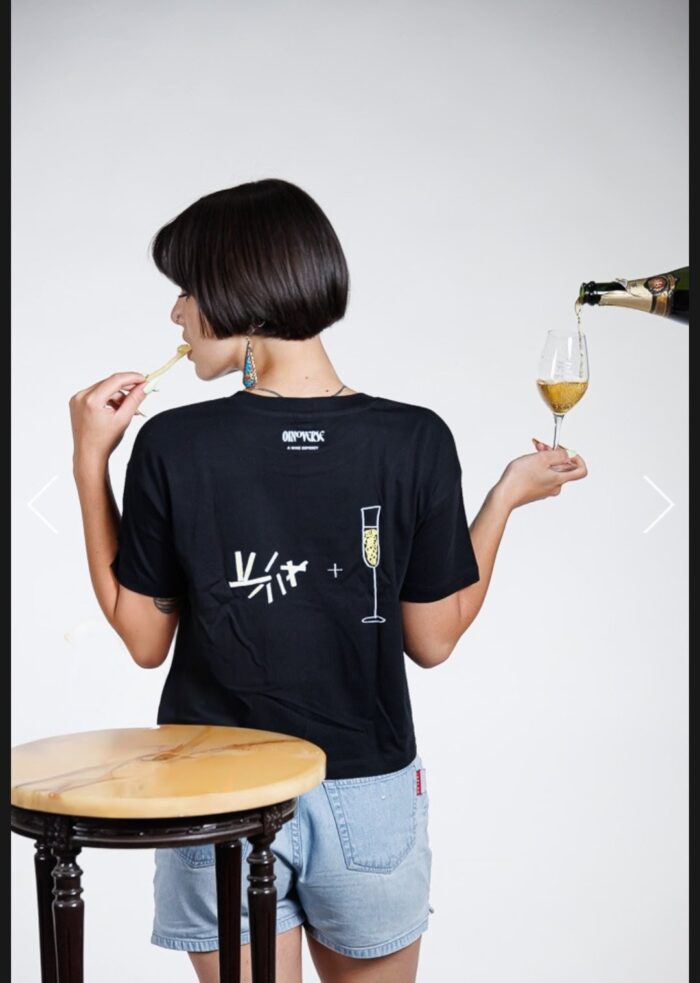 French fries & champagne _ crop top - Image 4