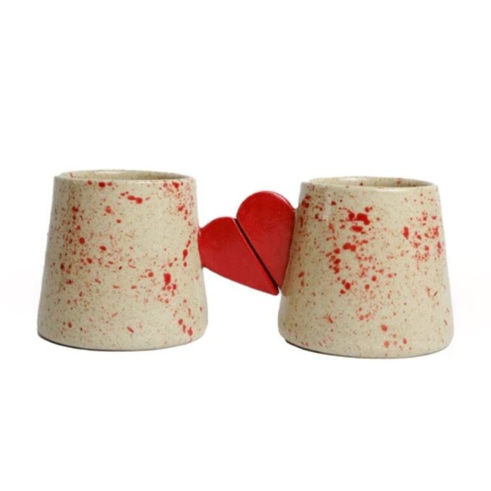 Ceramic mugs set of 2