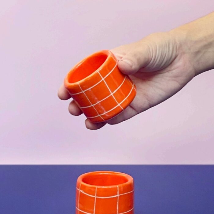 The grid _ κεραμικό ποτηρακι