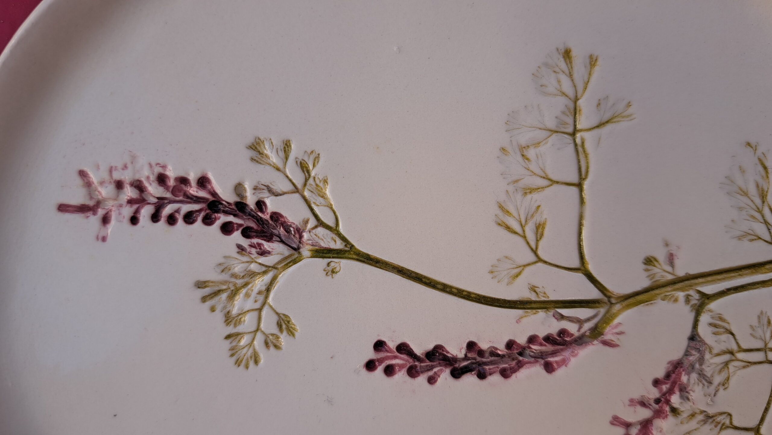 Flowers _ 16cm ceramic plate - Image 2