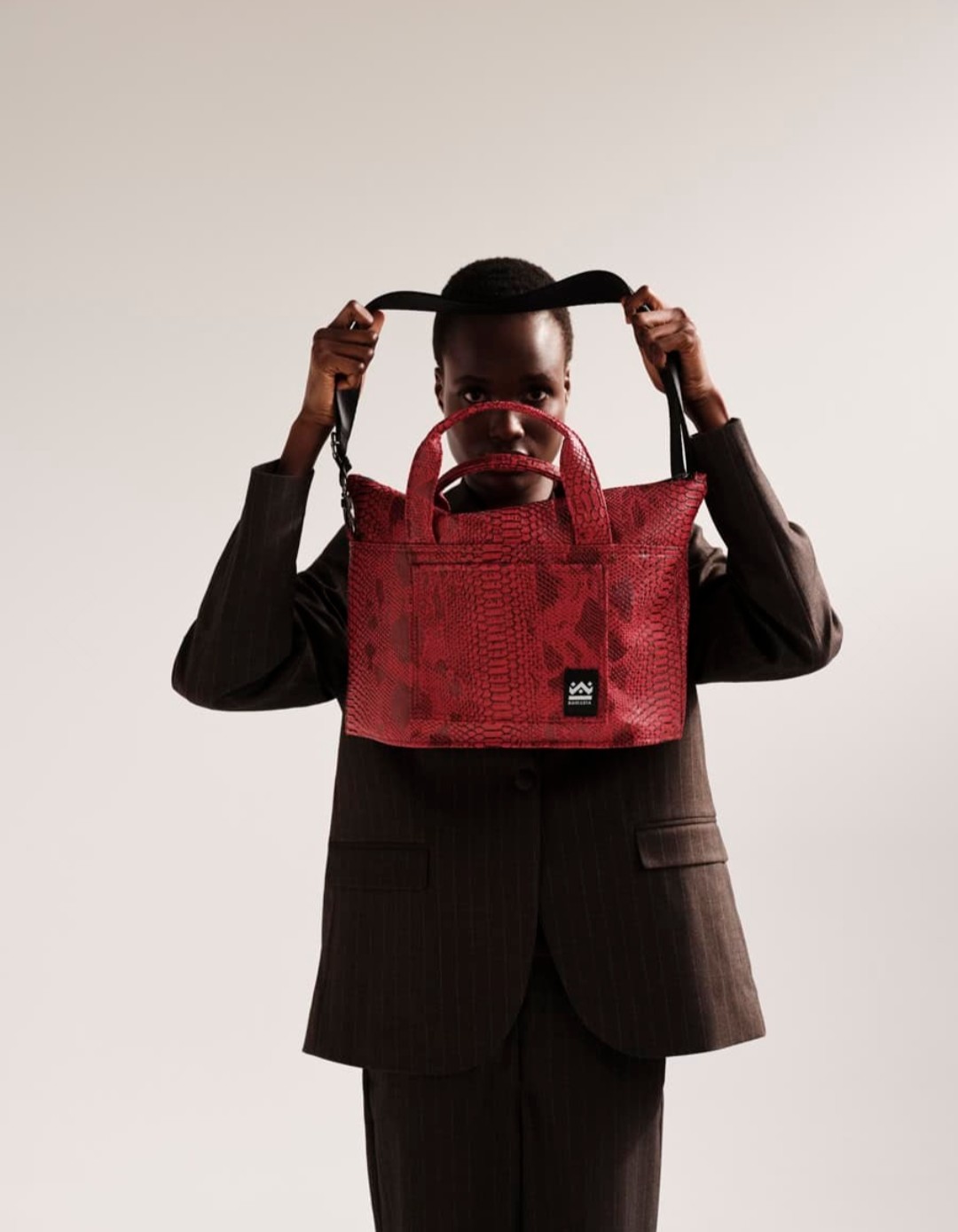 Burgundy Snake _ Cashet eco leather - Image 6