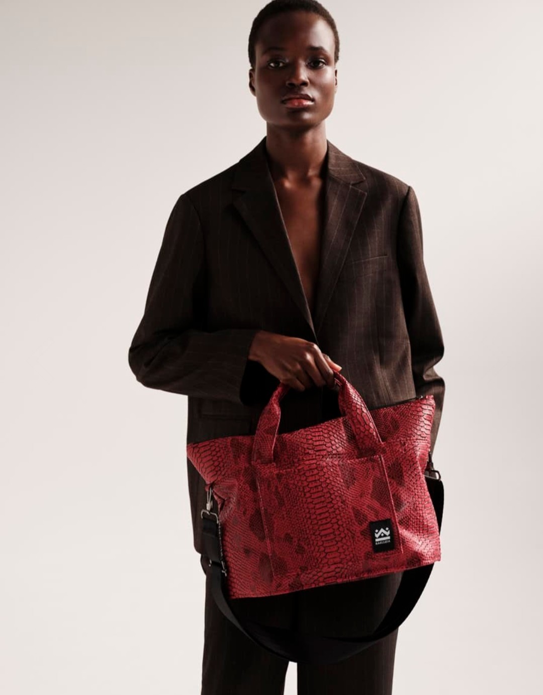 Burgundy Snake _ Cashet eco leather - Image 7