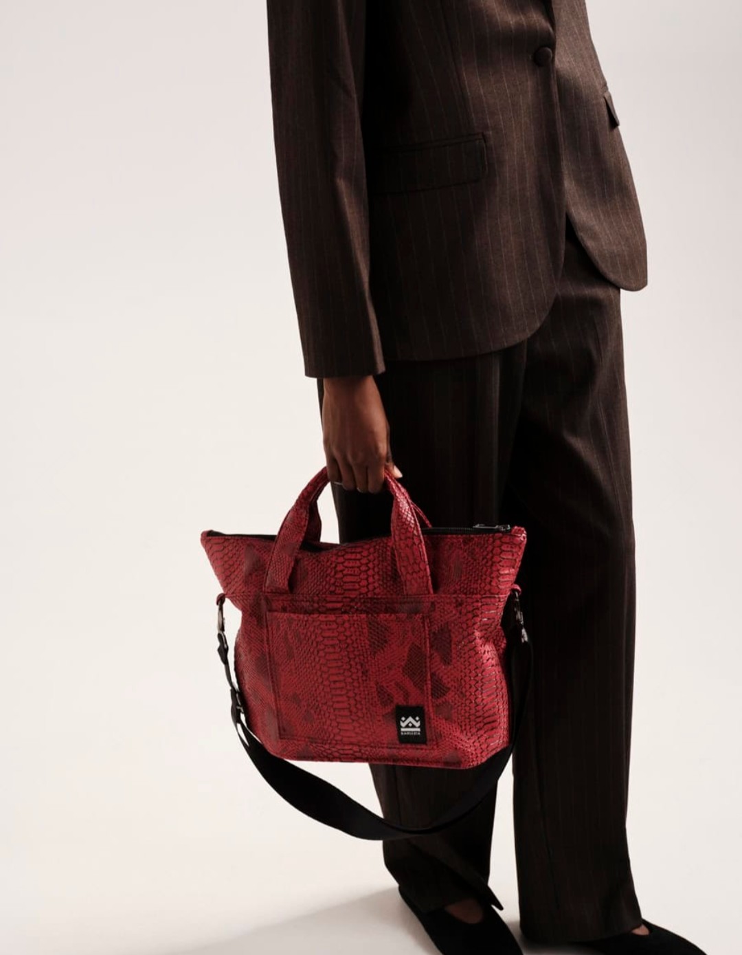 Burgundy Snake _ Cashet eco leather - Image 8