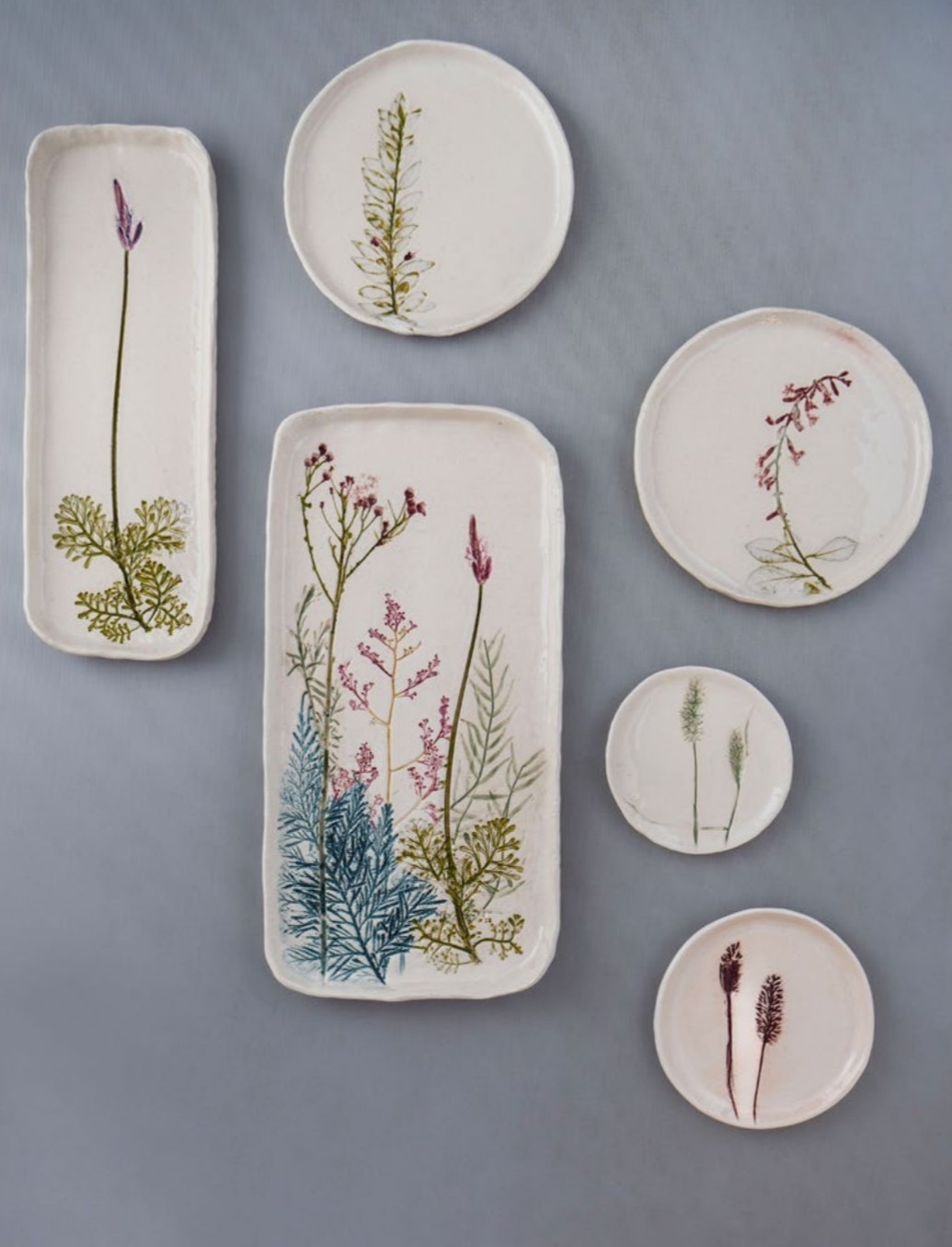 Flowers _ 16cm ceramic plate - Image 3