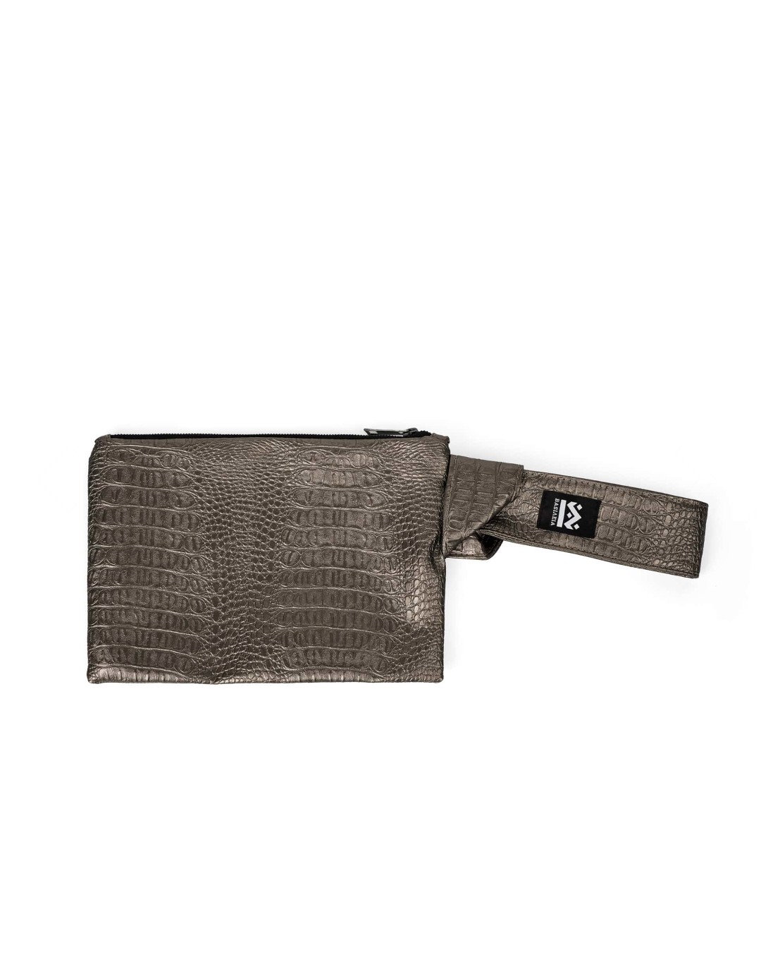 Bronze Croco "Long "_ τσαντα χειρός
