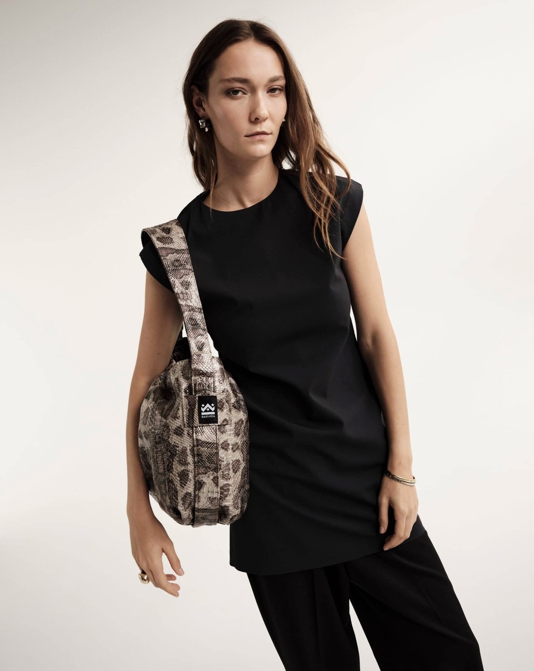 Beige snake Sky bag _ τσάντα - Image 6