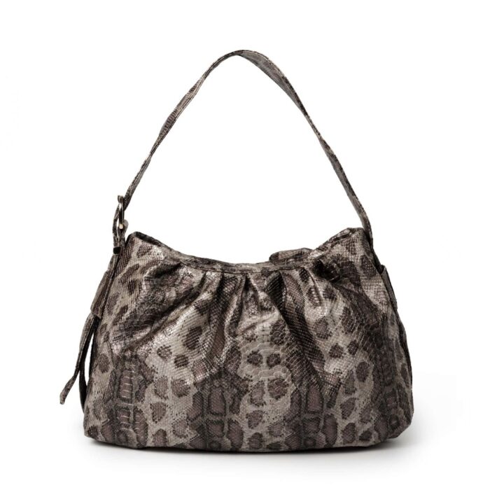 Beige snake Sky bag _  τσάντα